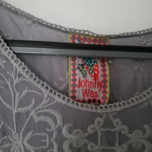 Johnny Was Embroidered Top